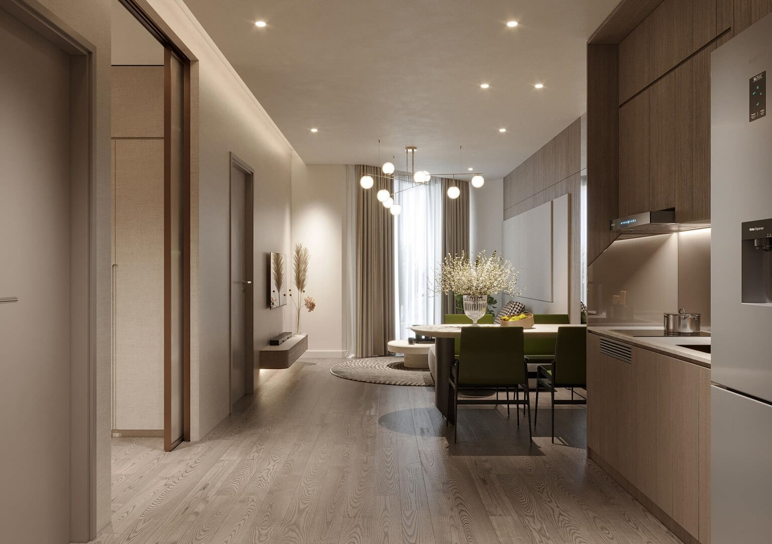 nội thất căn hộ sky m hạ long