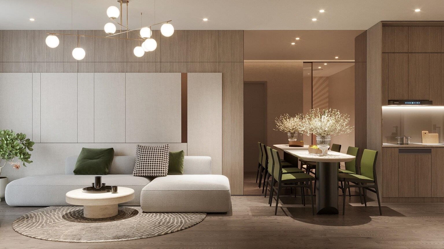 nội thất căn hộ sky m hạ long