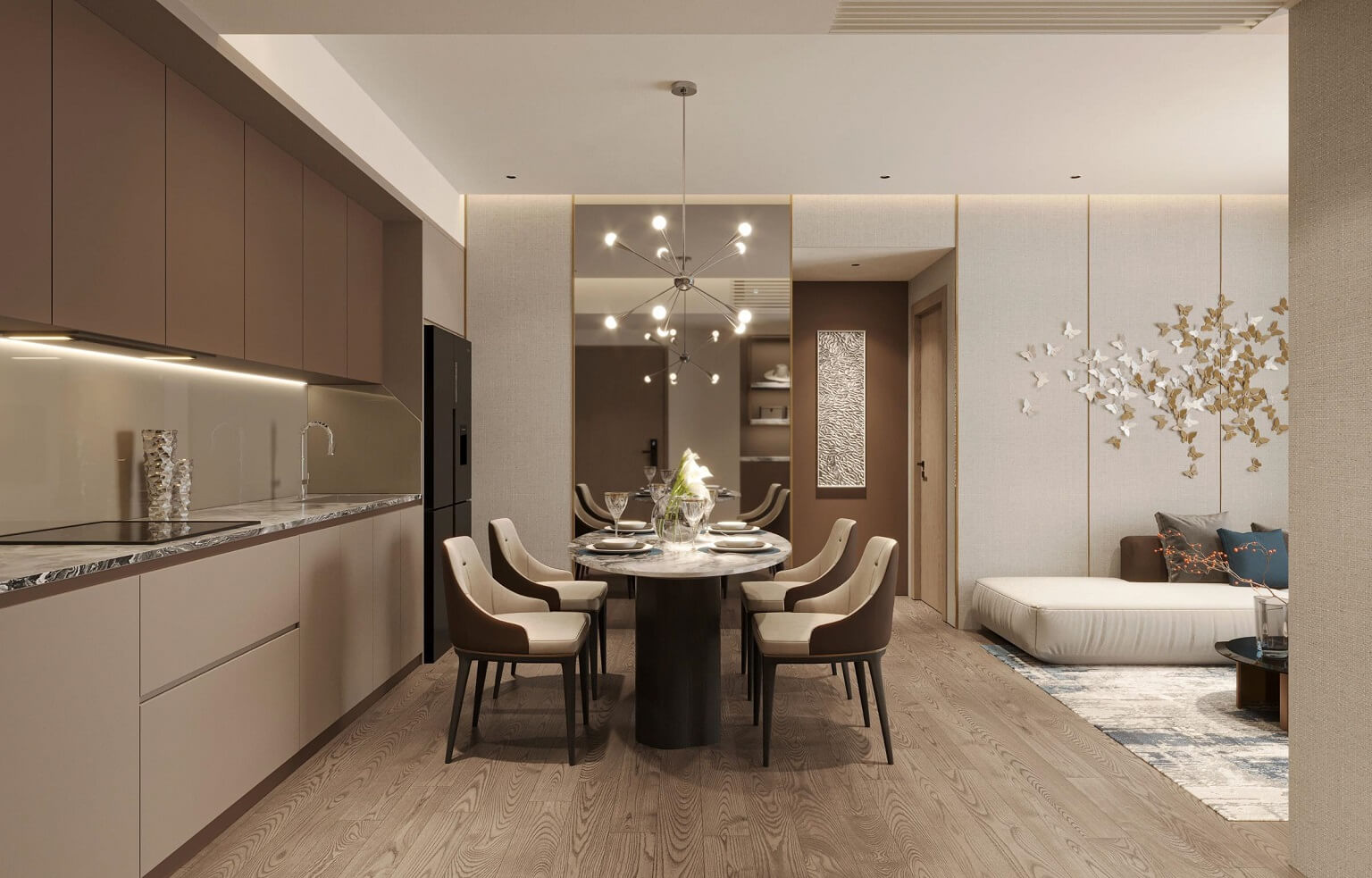 nội thất căn hộ sky m hạ long