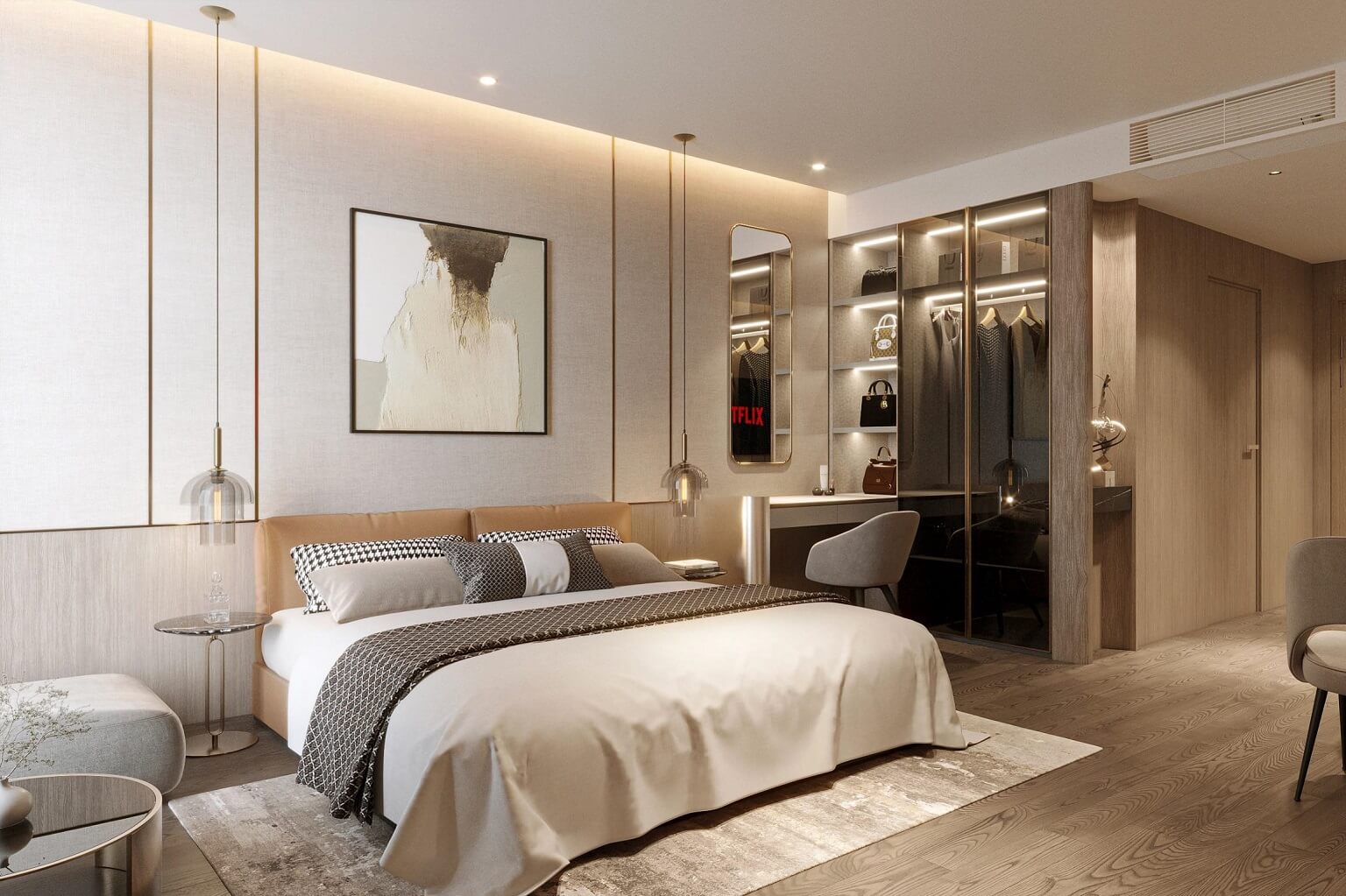 nội thất căn hộ sky m hạ long