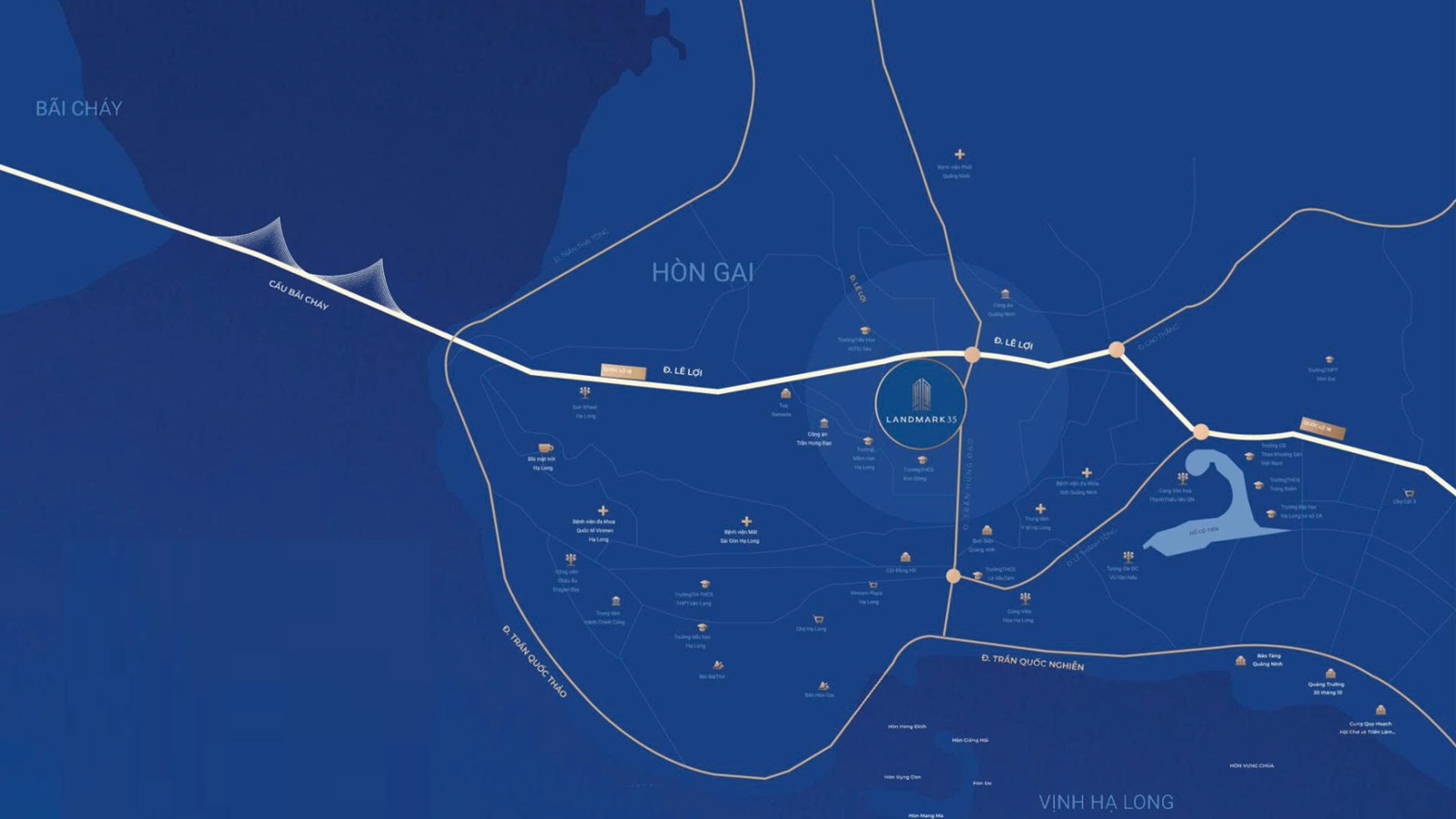 vị trí dự án landmark 35 hạ long